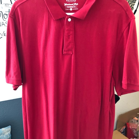Red Polo Shirt Size XL - Picture 1 of 2